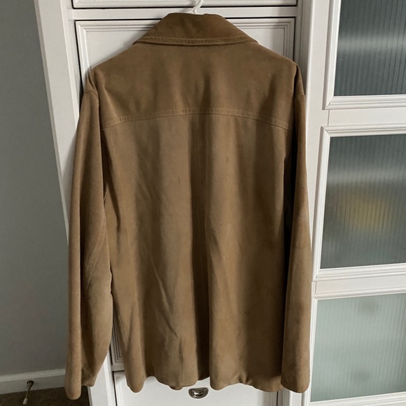 Leather Button Up Coat - Picture 4 of 6